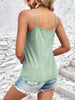 Eyelet Lace Trim V-Neck Cami