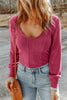 Scoop Neck Long Sleeve Top