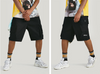 Street personality solid color stereo multi-pocket men's casual shorts Pants - Verzatil 