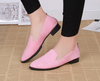 Suede round head single shoes low heel casual comfort- Women's shoes - Verzatil 