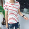 Casual striped Men's T-shirt - Verzatil 