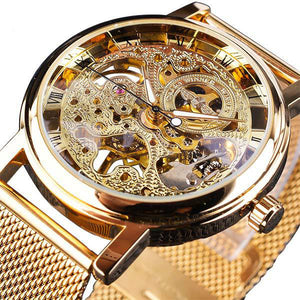 Hollow men's mechanical watch - Verzatil 