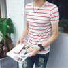 Casual striped Men's T-shirt - Verzatil 