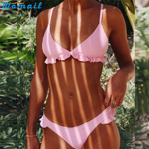 Swimwear Women Push-Up Padded Bra Beach Bikini Set Swimsuit - Verzatil 