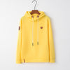 Hooded fleece sweater coat - Verzatil 