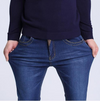 Jeans Slim Straight With Generous Give and Comfortable Waist Fit - Verzatil 