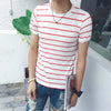 Casual striped Men's T-shirt - Verzatil 