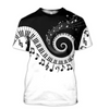 Music short sleeve crew neck T-shirt - Verzatil 