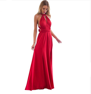 Sexy Women Bandage Convertible Boho Maxi Dress - Verzatil 