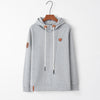 Hooded fleece sweater coat - Verzatil 