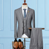 Slim Fit Wedding Suits For Men Custom Made Mens 3 Piece Suit - Verzatil 