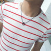Casual striped Men's T-shirt - Verzatil 