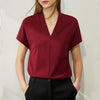 Slim Summer Thin Solid Color Top - Women's Top - Verzatil 