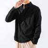 Linen Shirt Men's Long-Sleeved Shirt Loose Large Size - Verzatil 