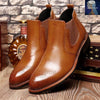 Men  leather Boots Shoes - Verzatil 