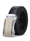 Camel Belt Men'S Leather Automatic Buckle Belt Cowhide Belt Casual Men'S Trouser Belt - Verzatil 