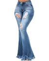 Cool Fashion Personality High-Waisted Jeans - Women's Bottom - Verzatil 