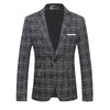 Men's Suits,  Slim-fitting Plaid Suits - High Quality - Verzatil 