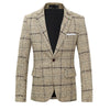 Men's Suits,  Slim-fitting Plaid Suits - High Quality - Verzatil 