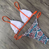 Floral print Bathing Suit Brazilian Bikinis Set Swimwear Female - Verzatil 