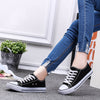 Flat-soled canvas shoes - Women's shoes - Verzatil 