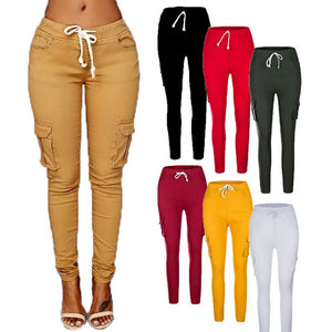 Women's multi-bag casual pants - Verzatil 