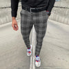 Plaid striped slacks - Verzatil 