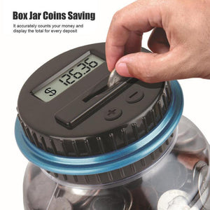 Electronic Digital Counting Coin Money Saving Box - Verzatil 