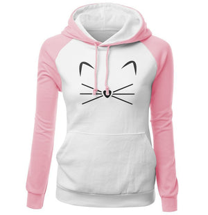 Cat print Hoodie - Verzatil 