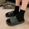 Thick - Soled Indoor Home With Non - Slip Bath Soft - Soled Slippers - Verzatil 