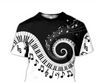 Music short sleeve crew neck T-shirt - Verzatil 