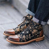Men's Flat Martin Boots British Style Vintage aAkle Boots Shoes - Verzatil 