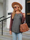 Round Neck Raglan Sleeve T-Shirt