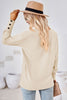 V-Neck Long Sleeve Blouse