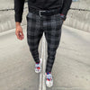 Plaid striped slacks - Verzatil 