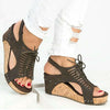 Fish mouth roman hollow sandals -  Women's shoes - Verzatil 