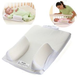 Baby Sleep Positioner Pillow  Anti Roll Sleeping Mat Safe Head Back Waist Support - Verzatil 