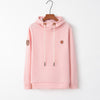 Hooded fleece sweater coat - Verzatil 