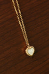 18K Gold Plated Heart Pendant Necklace