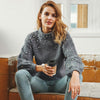 Autumn and winter new round neck loose sweater - Verzatil 