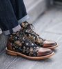 Men's Flat Martin Boots British Style Vintage aAkle Boots Shoes - Verzatil 