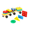 Train Truck Wooden Geometric Blocks Toys Kids Developmental Baby Educational Track Toys - Verzatil 