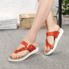 Flat bottomed Leather sandals - Women's shoes - Verzatil 