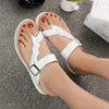 Flat bottomed Leather sandals - Women's shoes - Verzatil 