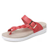 Flat bottomed Leather sandals - Women's shoes - Verzatil 