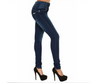 Women's high waist and more buttonholes Slim stretch large size feet jeans - Women's Bottom - Verzatil 