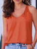 V-Neck Ruched Detail Tank