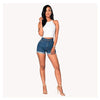 Denim shorts curled hot pants - Verzatil 