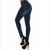 Women's high waist and more buttonholes Slim stretch large size feet jeans - Women's Bottom - Verzatil 