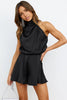 Turtleneck Sleeveless Romper